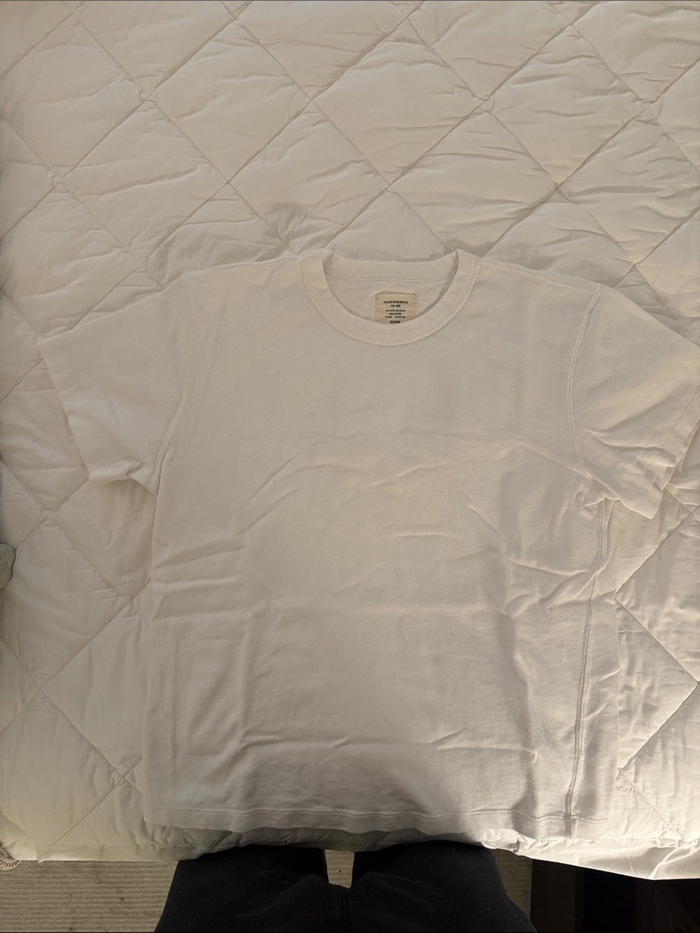 Buck mason Basic Crew Neck Short Sleeve T-Shirt - White